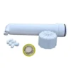 RO Membrane Housing Virgin food Grade Double O Ring with 3pcs elbow