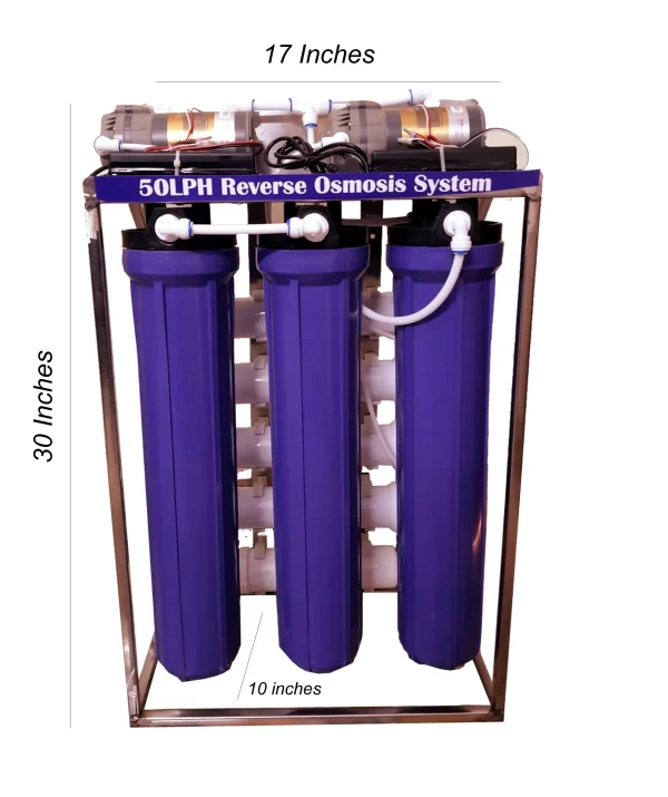 Pyortee 50LPH RO+UV Commercial Plant works upto 3000TDS - Image 2